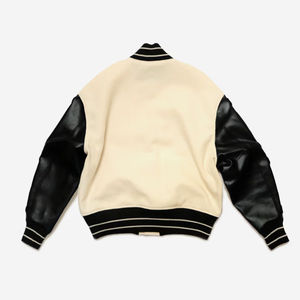 Veste de style streetwear pour homme entièrement personnalisée, en tissu de laine, avec des couleurs et des tailles personnalisables - Product Image 2