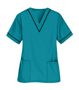 Uniformes de hospital de algodón XRAY de alta calidad, bata quirúrgica de estilo, sublimación impresa, logotipo personalizado, uniforme de enfermería reutilizable - Product Image 6