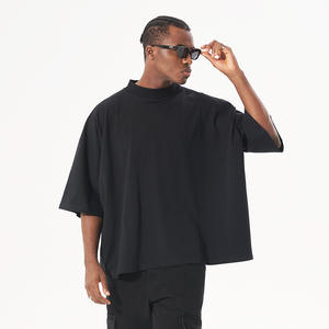 Camiseta de gimnasio transpirable de alta calidad para hombre, camisetas de estilo informal con estampado de logotipo personalizado al mejor precio, entrenamiento muscular sólido de gran tamaño largo - Product Image 3