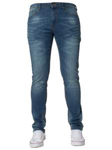 กางเกงยีนส์ผู้ชายทนทานกางเกงยีนส์ใส่สบายเสื้อผ้าลำลองทุกวันดีไซน์ทันสมัยเหมาะสำหรับใช้กลางแจ้งและในชีวิตประจำวัน - Product Image 3