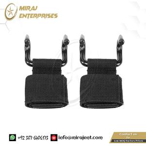 Levantamiento de pesas Dead Lifting Chin Up Muñequeras al por mayor Ganchos dobles ajustables Barras dobles Mancuernas Barra horizontal - Product Image 4