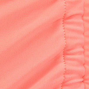 Conjunto de bikini de dos piezas color coral para mujer, top push-up con lazo lateral y braga de spandex y nailon. - Product Image 5