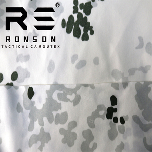Tela de Nailon Cordura 500D, Estampado de Camuflaje Alemán <span class=keywords><strong>Flecktarn</strong></span> Schneetarn, Material Oxford Tejido, Ropa Deportiva Táctica - Product Image 2