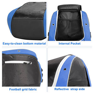 Sac de baseball de couleur unie, imperméable, pour équipement de sport et de gym, sac à dos de baseball tendance avec service OEM, articles de sport - Product Image 4
