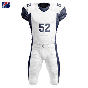 Su propio uniforme de fútbol americano Nuevo diseño Uniforme de fútbol americano Servicio OEM Uniforme de fútbol para hombres - Product Image 3
