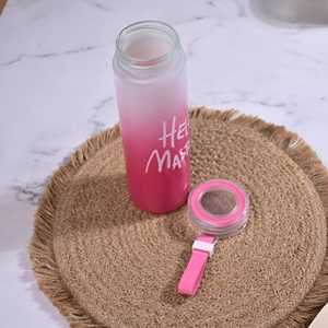 Opulenta Botella de Agua de Vidrio Hello Master con Tapa de Rosca - Diseño Elegante para Viajes y Regalos - Product Image 3