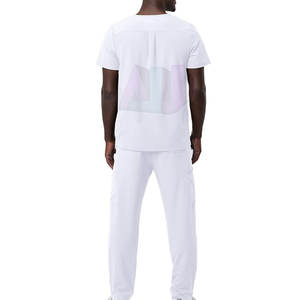 Conjunto de Uniforme Médico de Algodón para Hombre Active Fit, Transpirable, Elástico, Ultraligero, Diseño Ecológico, Construcción Cómoda, Alta Calidad para Hospital - Product Image 2