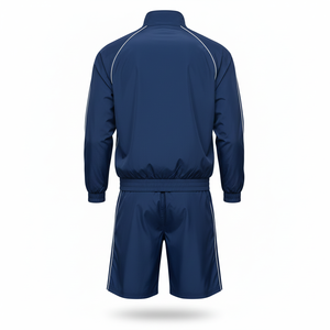 Conjunto de Dos Piezas para Hombre, Chaqueta y Pantalones Cortos Cortavientos Personalizados, Traje Deportivo con Cremallera Reflectante, Conjunto de Dos Piezas de Nailon Cortavientos - Product Image 3