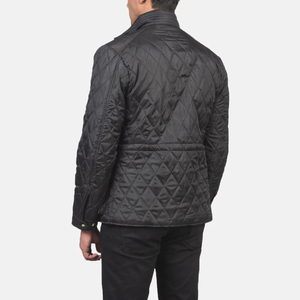 Veste matelassée d'hiver imperméable et coupe-vent pour homme avec logo personnalisé, doublure en soie, rembourrage en coton, nouveau design - Product Image 5