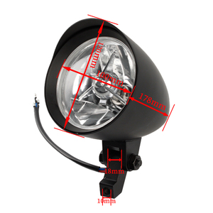 Pour Harley Sportster Forty-Eight <span class=keywords><strong>SUPERLOW</strong></span> 1200T <span class=keywords><strong>1200</strong></span> 883 ROADSTER IRON Pièces de moto Phare avant Faro universel - Product Image 6
