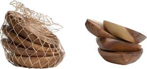 Plateaux en bois d'acacia en forme de cœur créatifs, plateau décoratif, plat pour huiles essentielles, présentoir à cristaux, petits plateaux, fournisseur en gros - Product Image 3