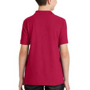 Uniforme Escolar de Color Sólido para Niños y Niñas, Camiseta Polo Sólida, Camiseta Polo con Logotipo Personalizado para Todas las Tallas Disponible - Product Image 6