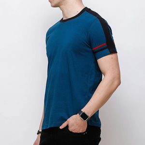 2024 High Quality 100% Cotton Regular Fit Men's T-<b>Shirts</b> <b>Black</b> Custom Printed Eco-Friendly 440g Fabric - Product Image 3