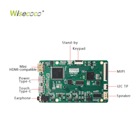 Modul LCD IPS FHD 5,5 Inci 1920x1080 dari Produsen, Kecerahan 400 Nits, Panel Sentuh MIPI In-Cell untuk Layar Kamera