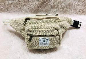Unisex Eco-Friendly <b>Hemp</b> Waist Bag Adjustable Cotton Fanny Pack Handmade Multipurpose Utility Design Fashionable Wholesale Sale - Product Image 5