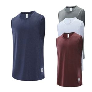 Vente en gros de débardeur de gym coupe ajustée à logo imprimé débardeur personnalisé pour hommes gilet - Product Image 1