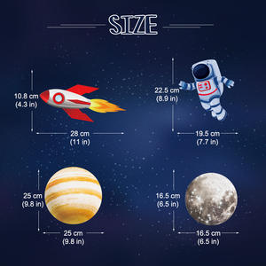 Sistema solare appeso decorazioni a vortice pianeti forniture per feste decorazioni per feste decorazioni per bambini decorazioni per il compleanno - Product Image 6