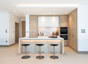 Factory Custom High End Modem Wooden Storage Furniture <strong>White</strong> <strong>Kitchen</strong> Cabinet with All <strong>Accessories</strong> - Product Image 4