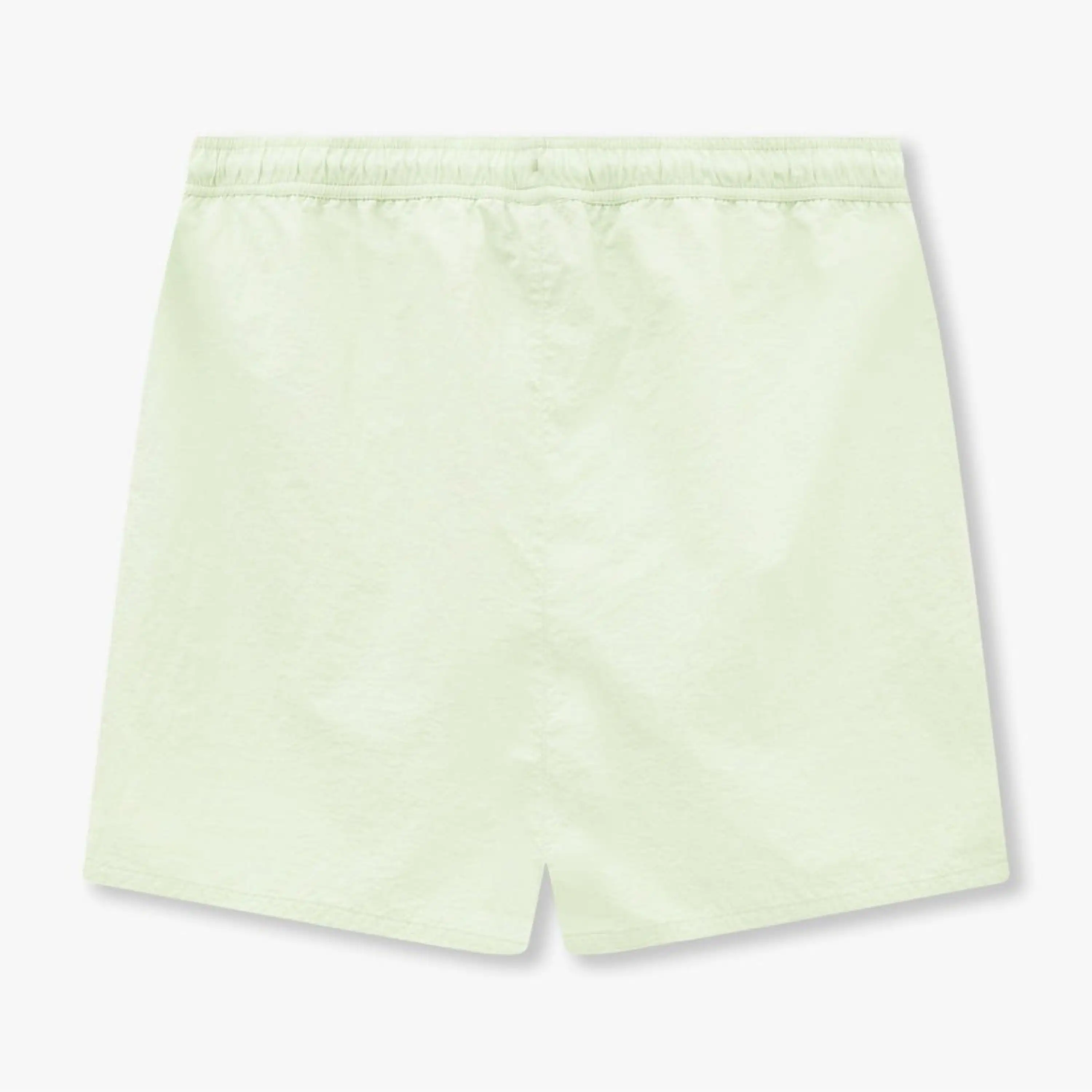 Calção de banho curto personalizado de secagem rápida, shorts de praia com cordão elástico em branco, roupa de banho infantil