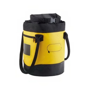 15L Yellow Waterproof <b>Canvas</b> Bucket Tool Bag with <b>Roll</b> Closure - Product Image 1