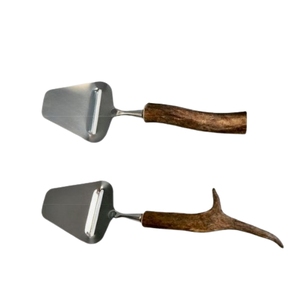 Mango de madera Diseño moderno Cuchillo de queso de metal hecho a mano Utensilios de cocina Uso Juego de queso - Product Image 1