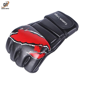 ถุงมือมวยหนังสำหรับเทควันโดถุงมือ MMA สำหรับผู้ชายดีไซน์ตามสั่งแบบใหม่2024 - Product Image 3