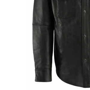 เสื้อหนังใส่สบายสำหรับผู้ชายเสื้อหนังกลับสีต่างๆจากผู้ผลิต - Product Image 4