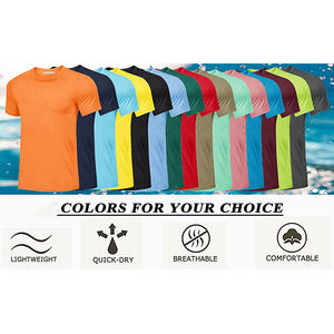 เสื้อยืดผู้ชายคุณภาพสูง ผ้าเนื้อนุ่ม ระบายอากาศดี แขนสั้น คอกลม ขายส่งจากโรงงาน - Product Image 5