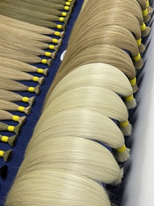 ราคาโรงงานถูกที่สุด ผมแท้เวียดนาม 100% คุณภาพสูง ยาว 60 ซม. สีบลอนด์ - Product Image 2
