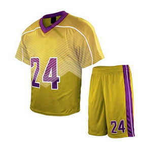 Uniforme de lacrosse imprimé personnalisable de haute qualité en gros, 100% polyester, séchage rapide, vêtements de sport d'équipe - Product Image 1