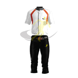Camiseta de béisbol Lisa sublimación de béisbol personalizada para hombres y mujeres uniformes deportivos con logotipo personalizado con camisas y pantalones con botones - Product Image 1