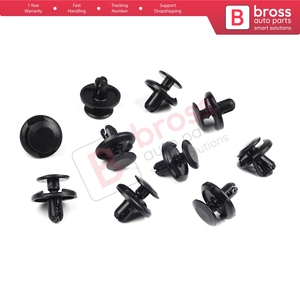 BCF2349 10 Piezas Retenedor de Tipo Empujable para Guardabarros, Color Negro, para 71741883 09409 07332 000 90467 09164 - Product Image 2