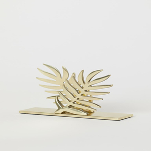 Soporte de Metal para servilletas, decoración de mesa, venta al por mayor, de lujo, forma personalizada, soporte para servilletas de diseñador hecho a mano - Product Image 3