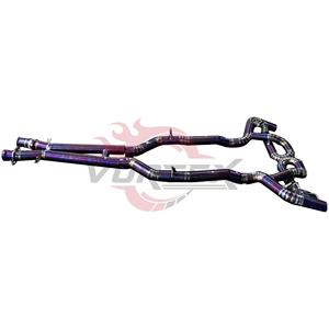 Sistema de Escape Catback de Alto Rendimiento y Durabilidad con Tubo de Bajada de Titanio Enchufable OEM ODM de Vortex Factory para Mercedes Benz AMG SLS R197 - Product Image 6