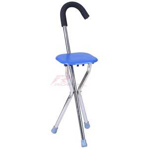 Bastón de asiento para caminar innovador bastón plegable multifuncional con asiento silla portátil cómoda diseño duradero fuerte al por mayor - Product Image 1