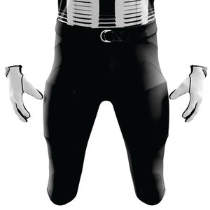 Ensemble de vêtements de sport d'entraînement de football américain pour hommes, ensemble de pantalons en jersey sergé durable en uniforme noir et blanc pour le matériel. - Product Image 5
