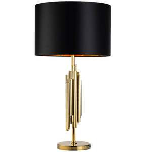 Lámpara de mesa de latón moderna con acabado dorado Diseño tradicional Color de tamaño personalizado para la decoración del hotel en casa Base de bombilla E26 regulable - Product Image 3