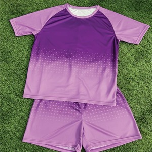 ชุดฟุตบอลสีพื้นเสื้อฟุตบอลสไตล์ใหม่ล่าสุด - Product Image 4