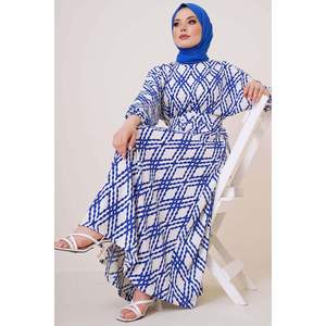 Vestido Mevlana con cinturón arrugado en Saxe - Product Image 2