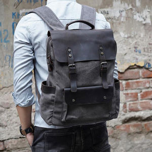 High Quality Customized Cow <b>Leather</b> Laptop Bag with Stylish New Design Zipper Closure and Polyester Lining for Adults - Product Image 2