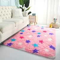 Cravate teint tapis enfants chambre jeter tapis en peluche floue décor de dortoir moelleux doux tapis et ensembles pour chambre salon.