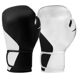 Guantes de boxeo de entrenamiento profesional de cuero PU de alta calidad personalizados 2025, característica elástica, precio al por mayor, OEM disponible - Product Image 1