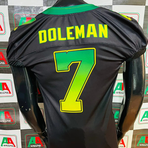 เสื้อเจอร์ซีย์แฟนฟุตบอลอเมริกันเสื้อผ้าทอลายทแยงปักผ้าลายทแยงสินค้าจริงโรงงานผลิตตามสั่ง - Product Image 3