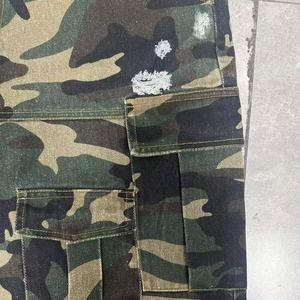 Custom Real Tree Impresión digital Summer Destroy Baggy Cavas Sarga Sólido Ecológico A prueba de viento de secado rápido Cargo Shorts Bordado - Product Image 6