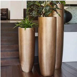 Nouveauté : Jardinière en métal doré pour la maison et les restaurants, décoration de jardin, fabrication indienne - Product Image 4