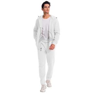 2025 nuevo diseño bordado 100% algodón sudaderas con capucha personalizadas pantalones acampanados Joggers apilados conjuntos Unisex chándales apilados - Product Image 4