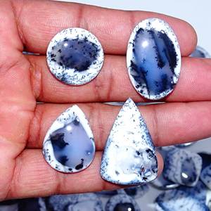 Hermosa dendrita natural ópalo piedra preciosa suelta venta al por mayor mezcla forma tamaño cabujón de ópalo para la fabricación de joyas hechas de cuarzo - Product Image 5