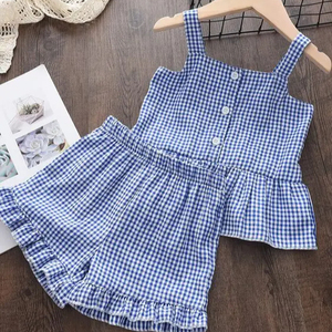 Vestido corto elegante de moda para bebés con hermosa parte superior bordada-Material de algodón personalizable para el verano en cualquier tamaño y color - Product Image 1