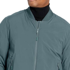 Custom Men's Bomber Jacket Casual Slim Fit Flight Jacket Lightweight Windbreaker Outdoor Sportswear <b>Padded</b> Zip Up <b>Coat</b> Wholesale - Product Image 3