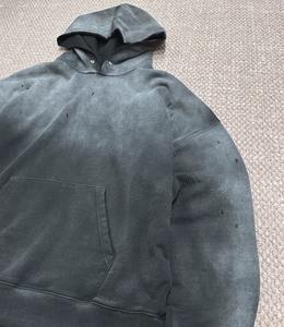 เสื้อฮู้ดสำหรับผู้ชายโอเวอร์ไซส์ล้างหินกรด - Product Image 2